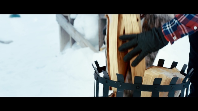 Video Reference N1: Snow, Winter, Wood