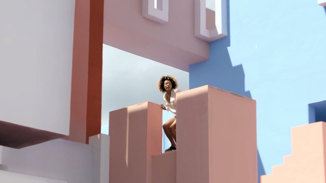 Video Reference N1: Pink, Architecture, Animation, Screenshot, House, Room, Illustration, Shadow, Fictional character, Art