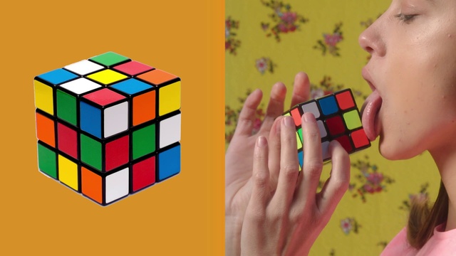 Video Reference N0: Toy, Rubiks cube, Mechanical puzzle, Hand, Puzzle, Finger, Colorfulness, Educational toy