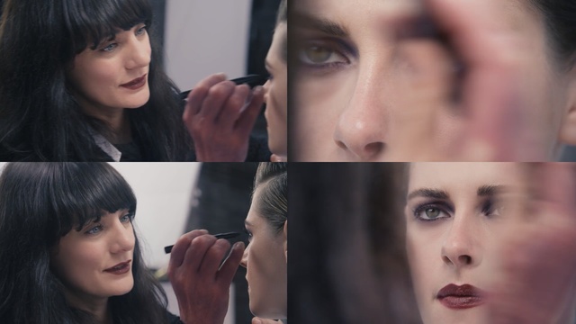 Video Reference N4: eyebrow, beauty, lip, chin, cheek, nose, forehead, eyelash, girl, black hair, Person