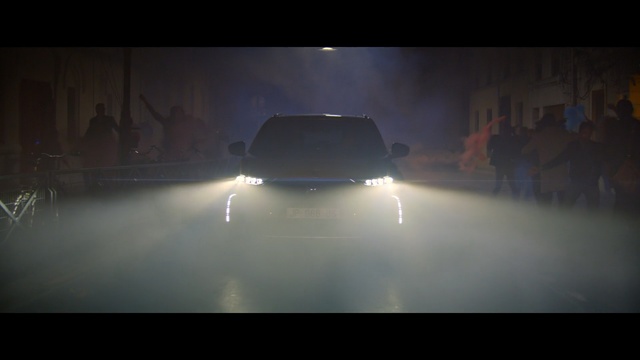Video Reference N2: atmosphere, light, mode of transport, darkness, car, screenshot, night, photography, smoke, automotive design