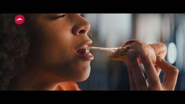 Video Reference N3: Lip, Nose, Mouth, Organ, Close-up, Human, Human body, Neck, Junk food, Eating