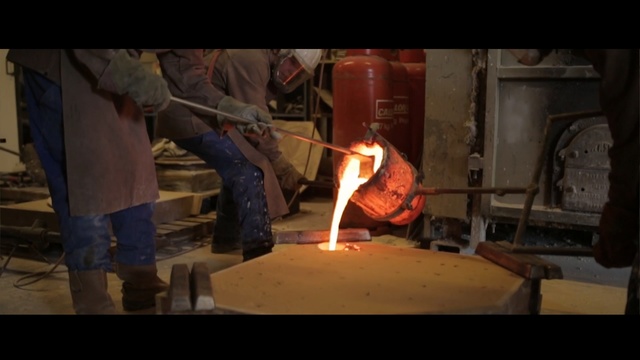Video Reference N3: blacksmith, welder, heat, foundry, metalsmith, metalworking, forge, screenshot, Person