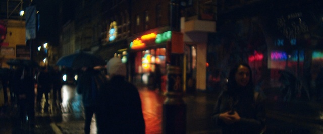 Video Reference N2: night, darkness, light, street, city, crowd, evening, lighting, reflection, midnight, Person