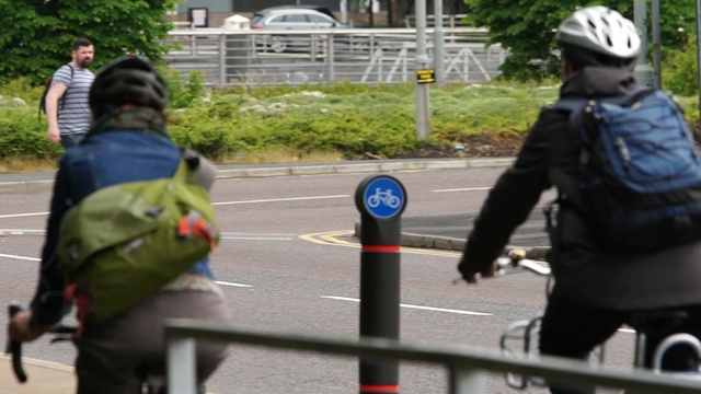 Video Reference N2: car, vehicle, infrastructure, road, pedestrian, street, recreation, police, tree, police, Person