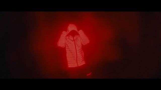 Video Reference N1: Red, Black, Light, Orange, Darkness, Photography, Font, Room, Performance, Magenta, Sitting, Laptop, Computer, Animal, Man, Person, Clothing, Abstract, Blur