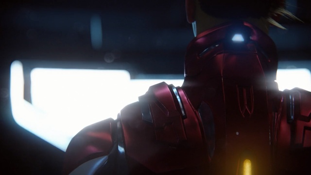 Video Reference N5: Fictional character, Iron man, Superhero, Lens flare