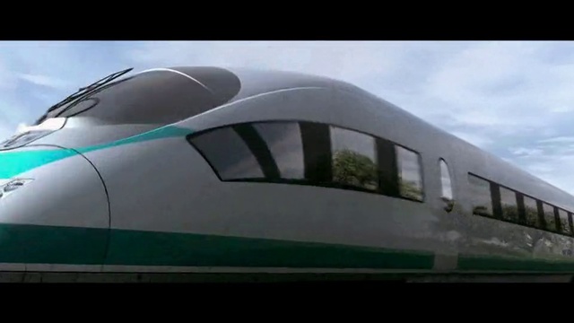 Video Reference N15: Train, High-speed rail, Vehicle, Transport, Railway, Rolling stock, Maglev, Mode of transport, Public transport, Bullet train