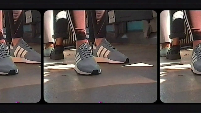 Video Reference N1: Footwear, Shoe, Leg, Shoe store, High heels, Human leg, Display window, Ankle, Sneakers, Retail