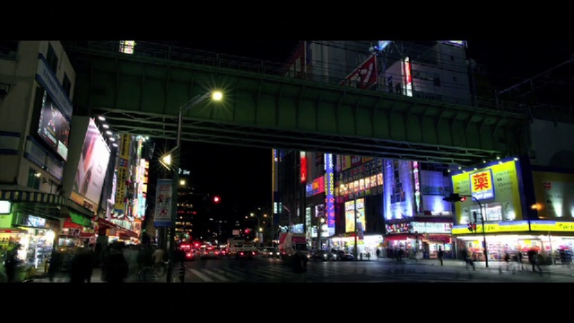 Video Reference N2: Metropolitan area, Metropolis, Night, Urban area, City, Downtown, Human settlement, Landmark, Light, Lighting