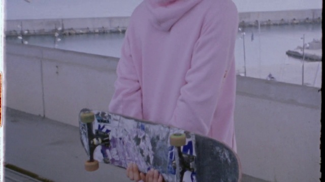 Video Reference N2: Purple, Pink, Skateboard, Skateboarding Equipment, Longboard, Sports equipment