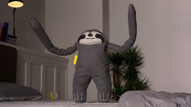 Video Reference N4: Room, Finger, Mascot, Animation, Stuffed toy, Plant, Fictional character, Plush