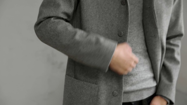 Video Reference N1: Suit, Outerwear, Finger, Hand, Arm, Jacket, Sleeve, Formal wear, Gesture, Blazer, Person