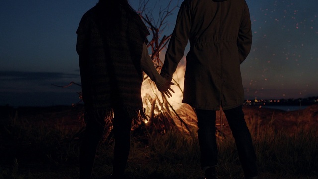 Video Reference N1: People in nature, Sky, Love, Photography, Human, Atmosphere, Romance, Tree, Night, Gesture