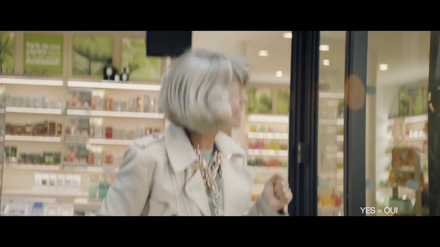 Video Reference N5: Hair, Snapshot, Hairstyle, Blond, Retail, Hair coloring, Supermarket, Photography, Screenshot, Anime
