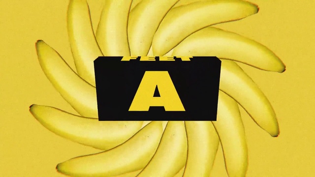 Video Reference N0: Banana family, Banana, Yellow, Plant, Font, Side dish, Smile, Fruit, Icon, Symbol