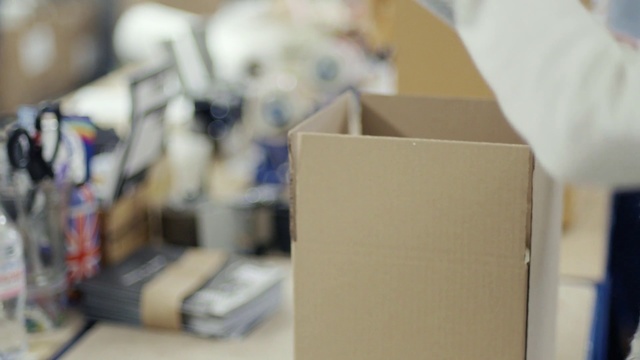 Video Reference N2: Cardboard, Box, Carton, Package delivery, Room