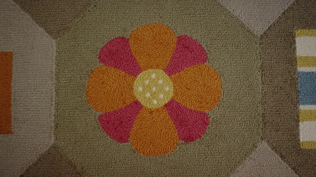 Video Reference N4: Textile, Patchwork, Embroidery, Pink, Linens, Circle, Flower, Stitch, Woolen, Plant