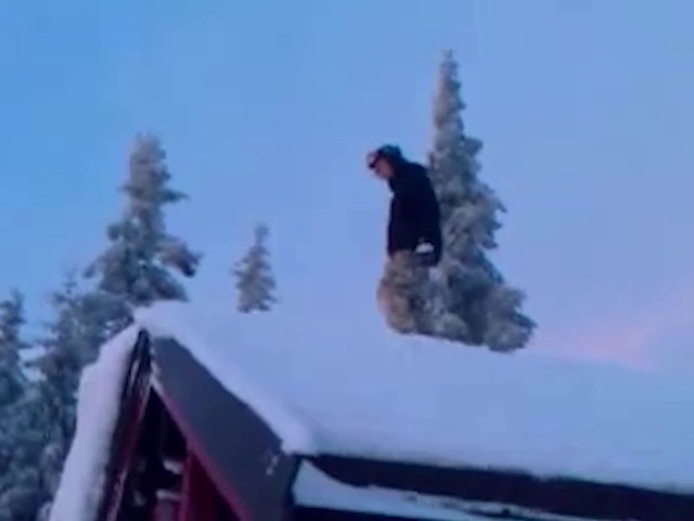 Video Reference N1: Snow, Winter, Extreme sport, Freezing, Geological phenomenon, Tree, Fun, Winter storm, Slopestyle, Recreation, Person, Outdoor, Man, Air, Riding, Flying, Board, Jumping, Large, Hill, Doing, Smoke, Young, Trick, Mountain, Skiing, Slope, Standing, Sky, Snowboarding, Cold, Christmas tree