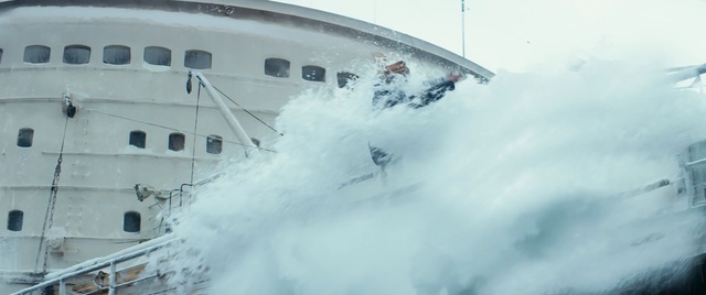 Video Reference N4: Vehicle, Naval architecture, Geological phenomenon, Boat, Ferry, Motor ship, Ship, Watercraft, Yacht, Water transportation, Person, Outdoor, Snow, Plane, Skiing, Man, Sitting, Riding, Large, Slope, Standing, Water, Smoke, Air, Hill, White, Board, Group, People