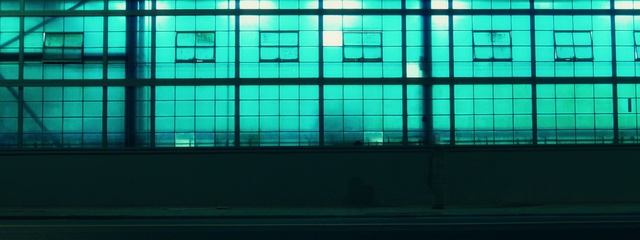 Video Reference N0: Blue, Green, Turquoise, Teal, Architecture, Line, Glass, Daylighting, Symmetry, Technology