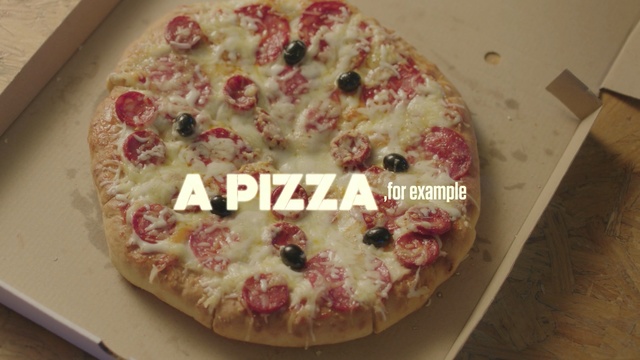 Video Reference N4: pizza, cuisine, focaccia, dish, food, italian food, european food, tarte flambée, baked goods, cherry pie