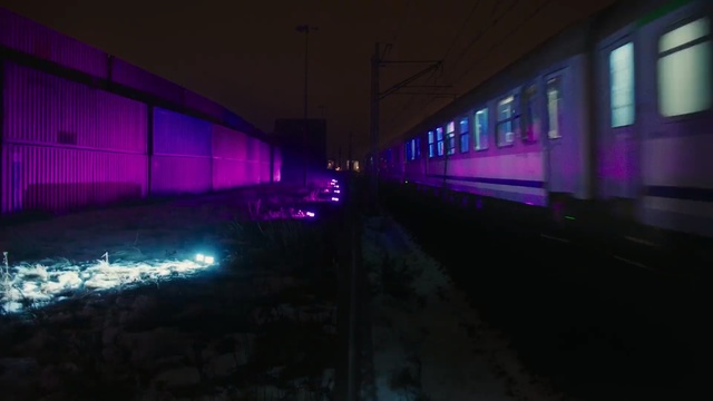 Video Reference N0: Blue, Transport, Light, Purple, Night, Violet, Architecture, Mode of transport, Lighting, Darkness