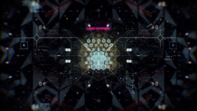 Video Reference N1: kaleidoscope, space, darkness, computer wallpaper, night, screenshot, midnight, world