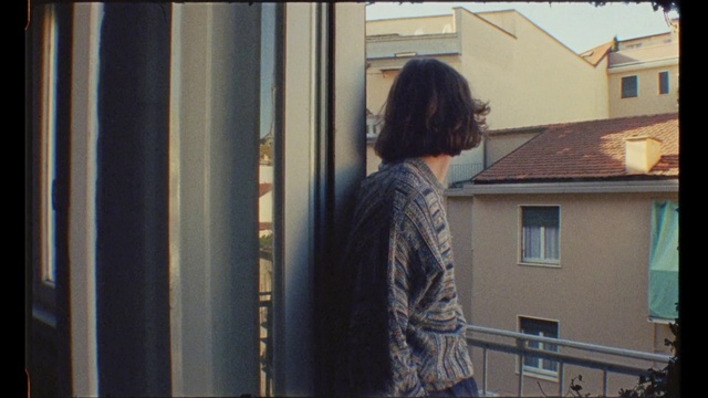 Video Reference N3: Photograph, Standing, Snapshot, Window, Photography, Architecture, Facade, House, Long hair, Home