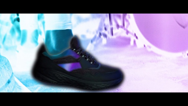 Video Reference N4: Footwear, Shoe, Purple, Violet, Blue, Sneakers, Electric blue, Ankle, Athletic shoe, Outdoor shoe