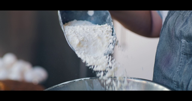 Video Reference N1: Food, Flour, Cooking, Recipe, Hand, Dough, Cuisine, Baking, Powder, Dish