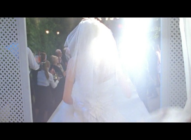 Video Reference N8: Photograph, Dress, Bride, Wedding dress, Gown, Bridal clothing, Snapshot, Bridal veil, Veil, Ceremony