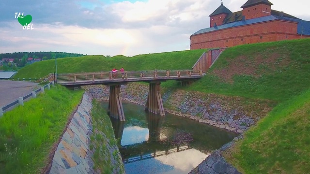 Video Reference N6: Waterway, Bridge, Natural landscape, Reservoir, Water resources, Water, Canal, River, Grass, Nonbuilding structure