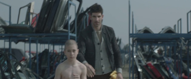 Video Reference N1: Male, Barechested, Screenshot, Muscle, Fictional character, Movie, Jacket, Scene, Person