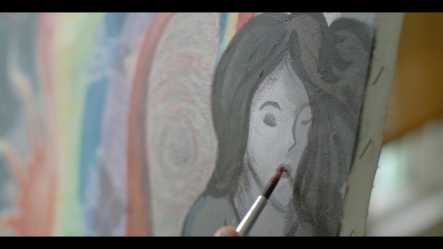 Video Reference N3: Painting, Portrait, Eye, Art, Watercolor paint, Drawing, Visual arts, Illustration, Iris, Paint