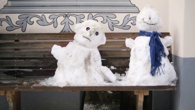 Video Reference N9: Snowman, Snow, Winter, Person