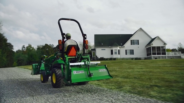 Video Reference N2: Vehicle, Grass, Lawn, Grassland, Agricultural machinery, Tractor, Outdoor power equipment, Lawn mower, Mower, Farm