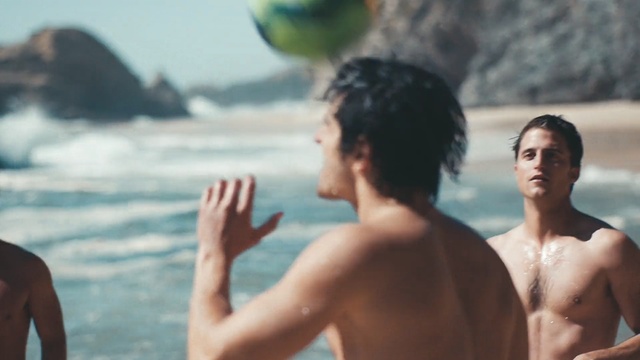 Video Reference N1: water, man, vacation, fun, leisure, male, barechestedness, summer, sea, beach, Person