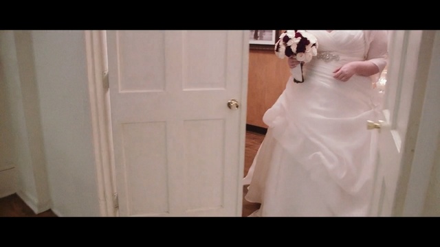 Video Reference N17: dress, gown, human hair color, shoulder, bridal clothing, girl, wedding dress, textile, bride, finger