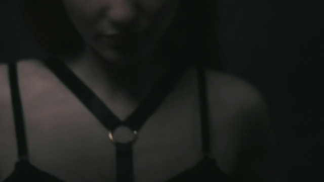 Video Reference N3: black, white, photograph, skin, darkness, beauty, neck, close up, light, photography