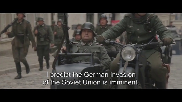 Video Reference N3: Military, Army, Soldier, Troop, Mode of transport, Military organization, Military person, Military uniform, Infantry, Movie, Person, Outdoor, Photo, Child, Riding, Man, Group, People, Posing, Young, Small, Boy, Holding, Little, Street, Wearing, Woman, Motorcycle, Standing, White, Text, Screenshot, Clothing, Human face, Helmet