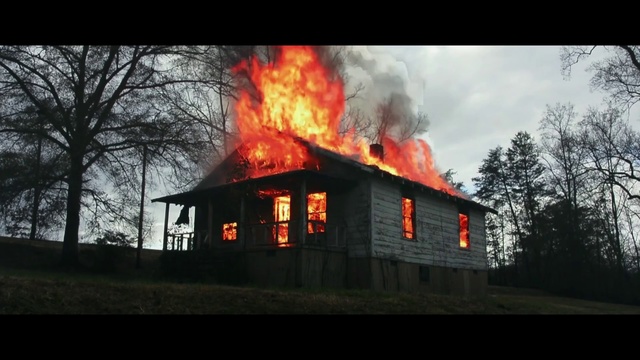 Video Reference N0: Fire, House, Tree, Barn, Flame, Home, Wildfire, Rural area, Firefighter, Heat