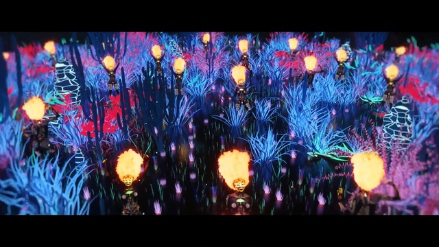 Video Reference N0: Light, Lighting, Tree, Font, Art, Night, Graphic design, Person