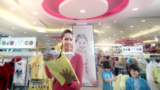 Video Reference N1: Pink, Supermarket, Shopping, Outlet store, Retail, Shopping mall, Building, Ceiling, Interior design