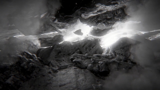 Video Reference N1: black and white, monochrome photography, atmosphere, photography, geological phenomenon, monochrome, darkness, sky, smoke, rock