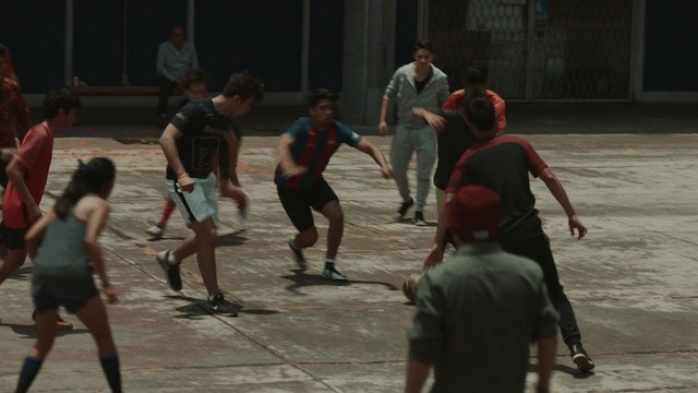 Video Reference N3: Street football, Team sport, Sports, Scene, Choreography, Ball game, Person