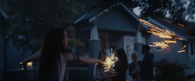 Video Reference N1: Sparkler, Darkness, Sky, Atmosphere, House, Tree, Night, Photography, Midnight, Party supply