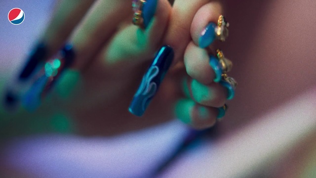Video Reference N1: Blue, Nail, Turquoise, Finger, Aqua, Hand, Teal, Close-up, Nail care, Turquoise