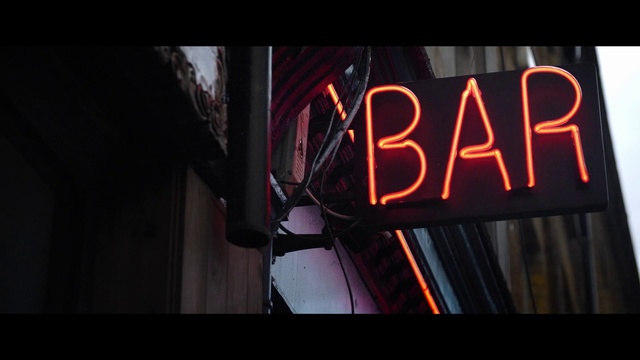 Video Reference N10: Electronic signage, Neon, Neon sign, Light, Text, Signage, Darkness, Font, Midnight, Night