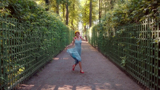 Video Reference N2: People in nature, Nature, Walkway, Tree, Dress, Leaf, Biome, Botany, Grass, Path
